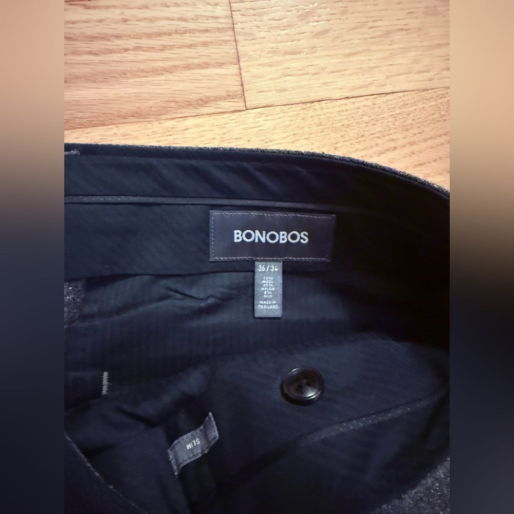 Bonobos Classic Black Trousers